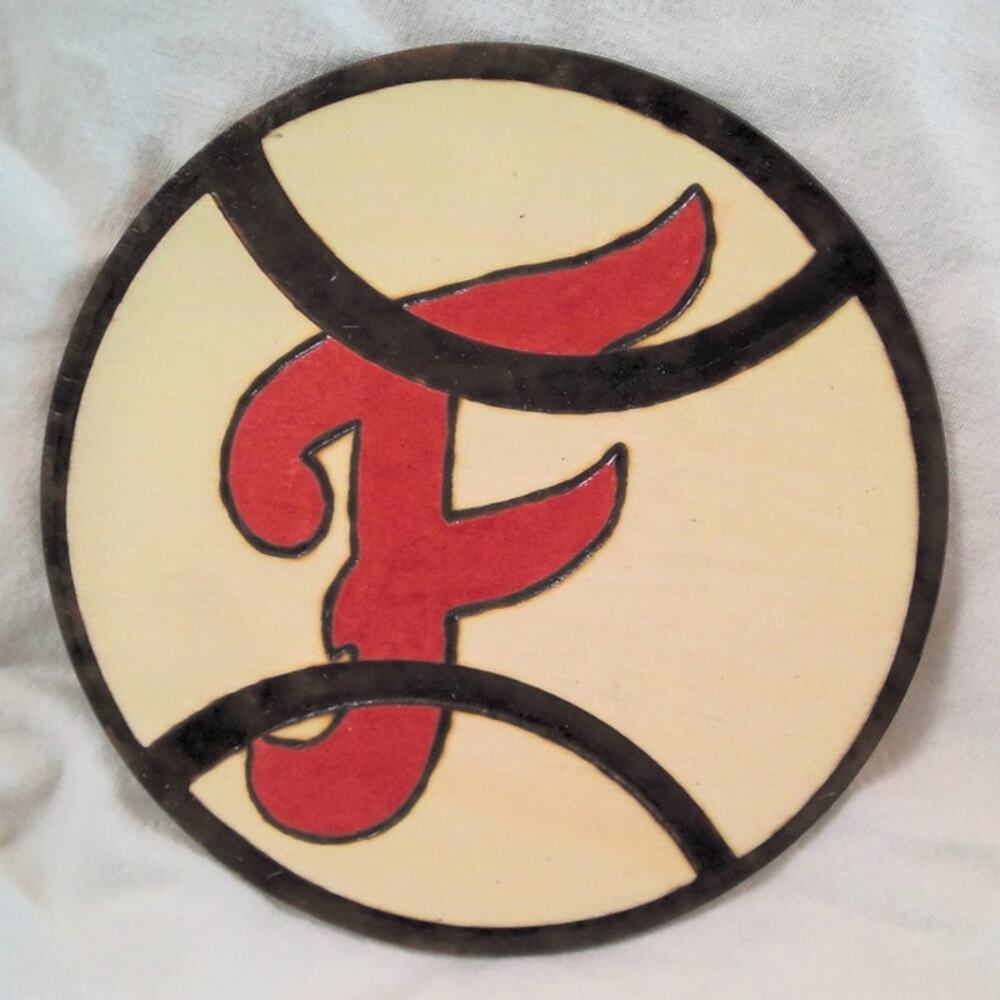 Handcrafted Fredericksburg Nationals Team Logo Wood Baseball Plaque MLB